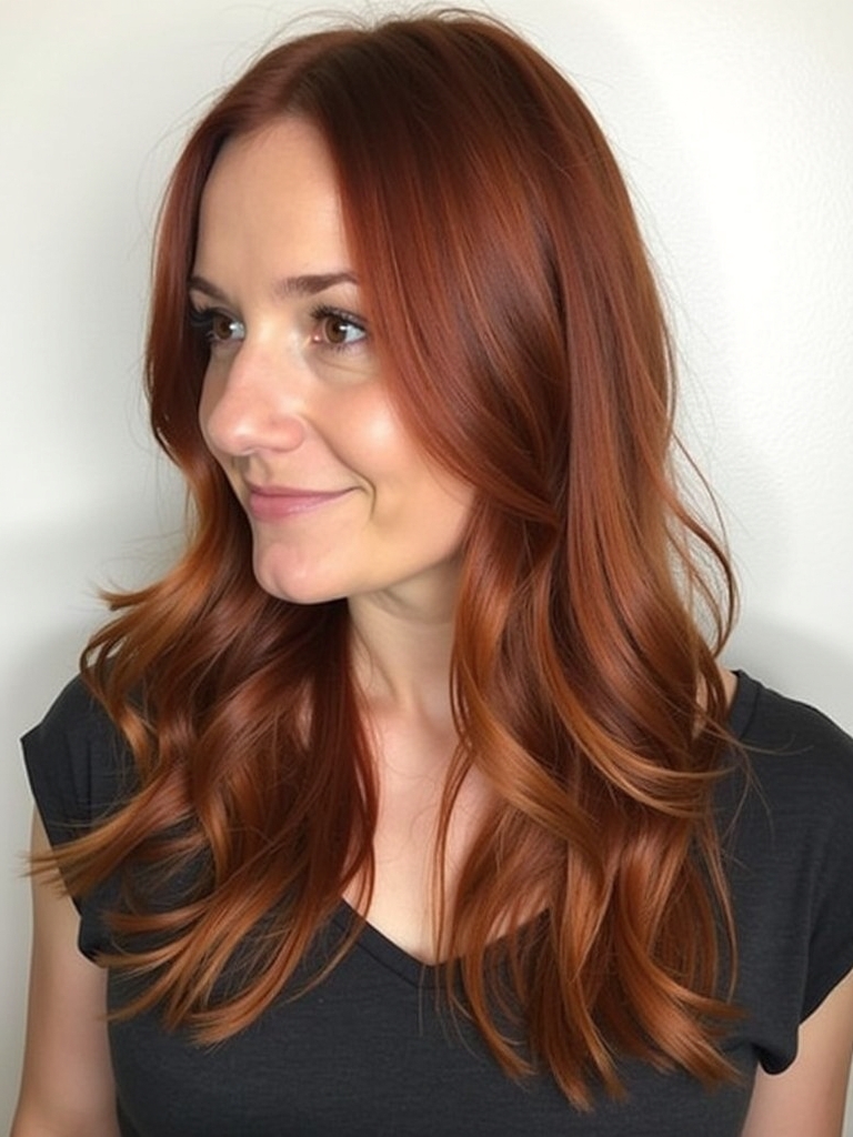 Copper with Face-Framing Highlights: 51 Captivating Copper Hair Color Ideas