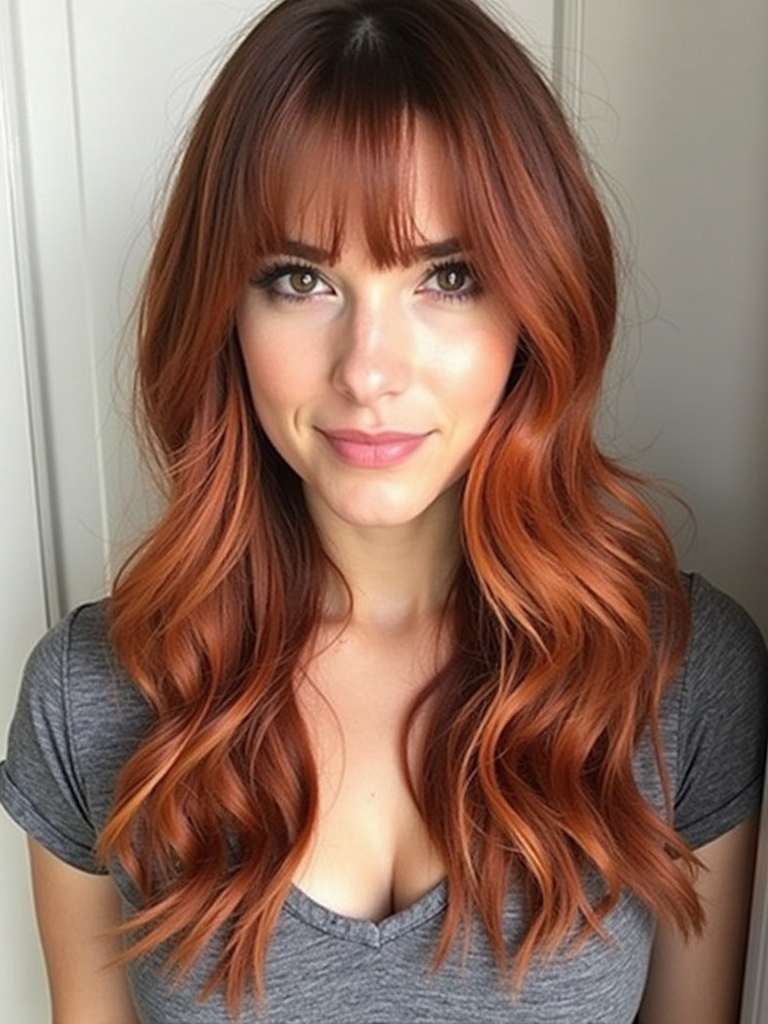 Copper with Black Lowlights: 51 Captivating Copper Hair Color Ideas
