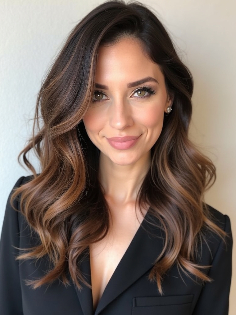 Fall Brown Hair With Auburn Undertones