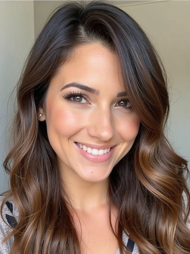 Hair Color Ideas For Brunettes : Rich Auburn Undertones