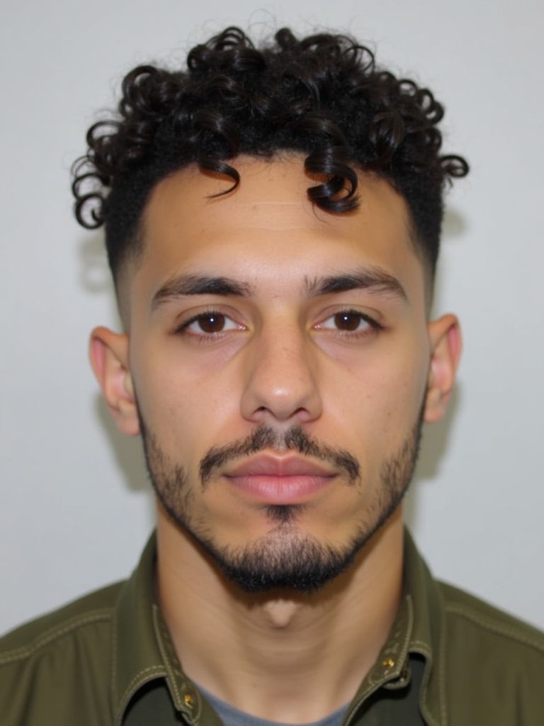 Men's Short Curly Hairstyle: The Curly Fringe with Fade