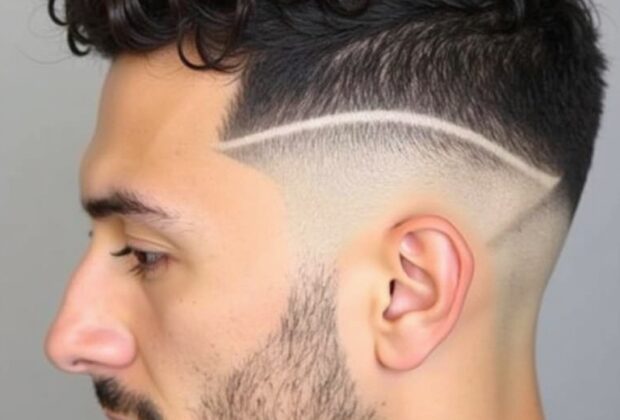 Men's Short Curly Hairstyle: The Short and Messy Curls