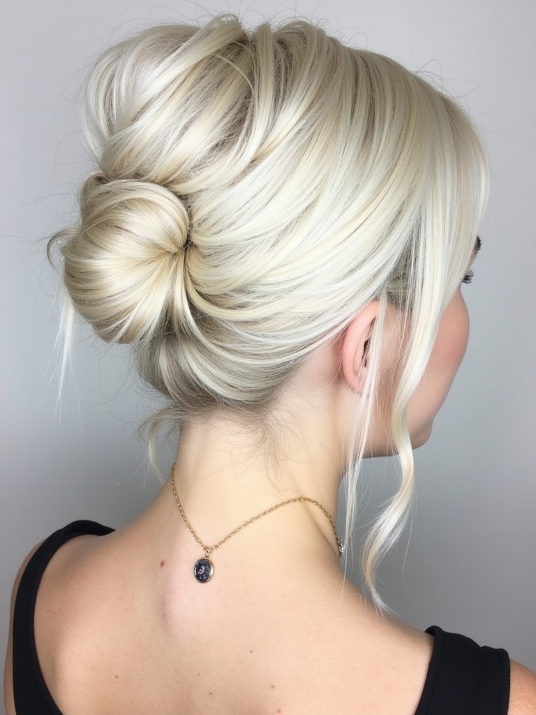 Platinum Blonde Hair Color Ideas with Lowlights