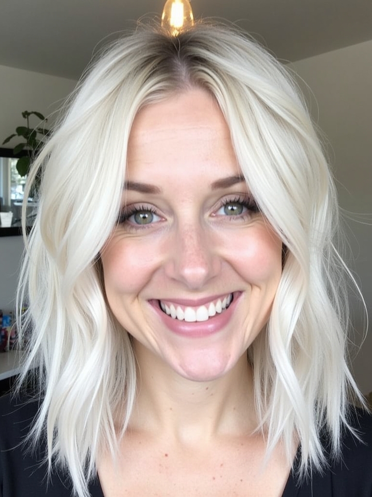 Platinum Blonde Hair Color Ideas for Faux Hawk