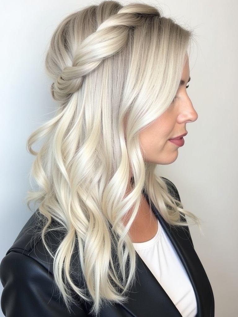 Platinum Blonde Hair Color Ideas for Pixie Cut