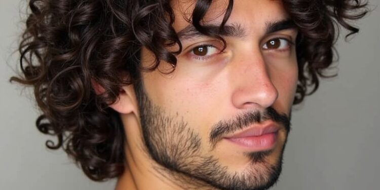 Hairstyles for Men Curly Hair: The Curly Fringe