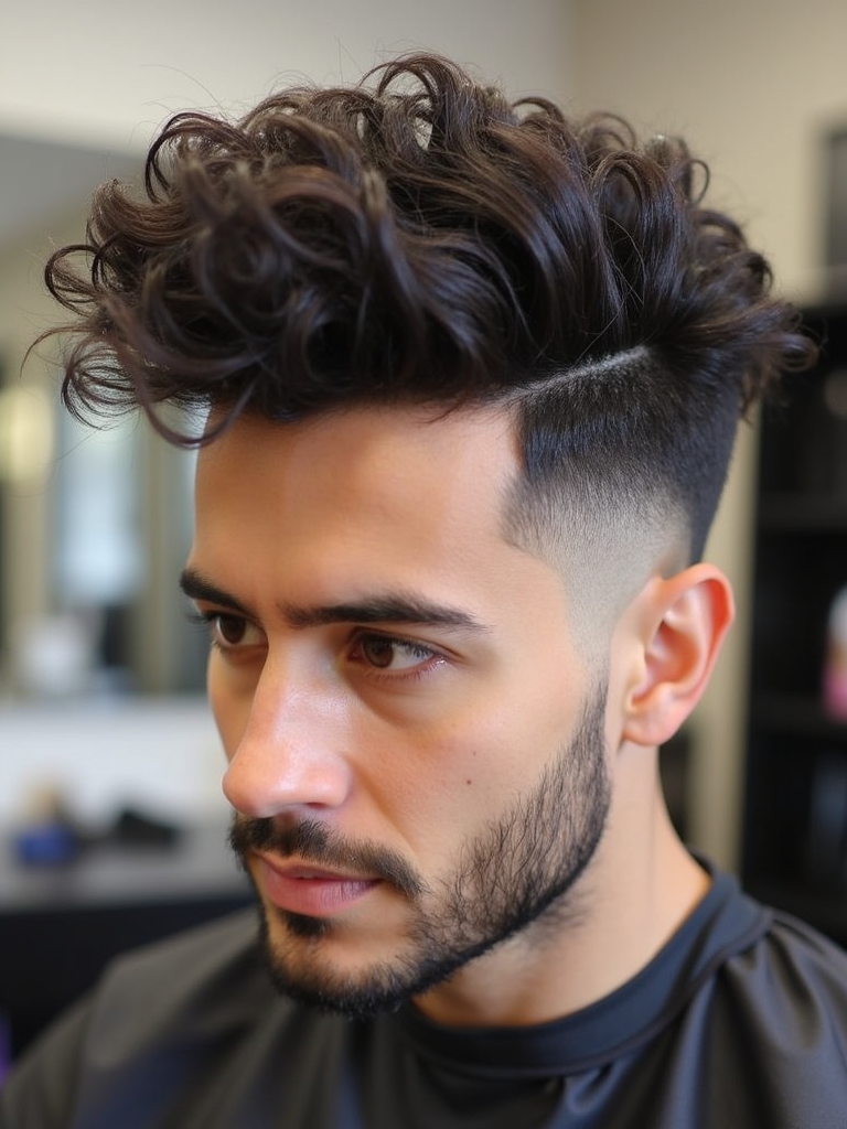 Braided Curls: Protective Mens Hairstyles Curly Hair