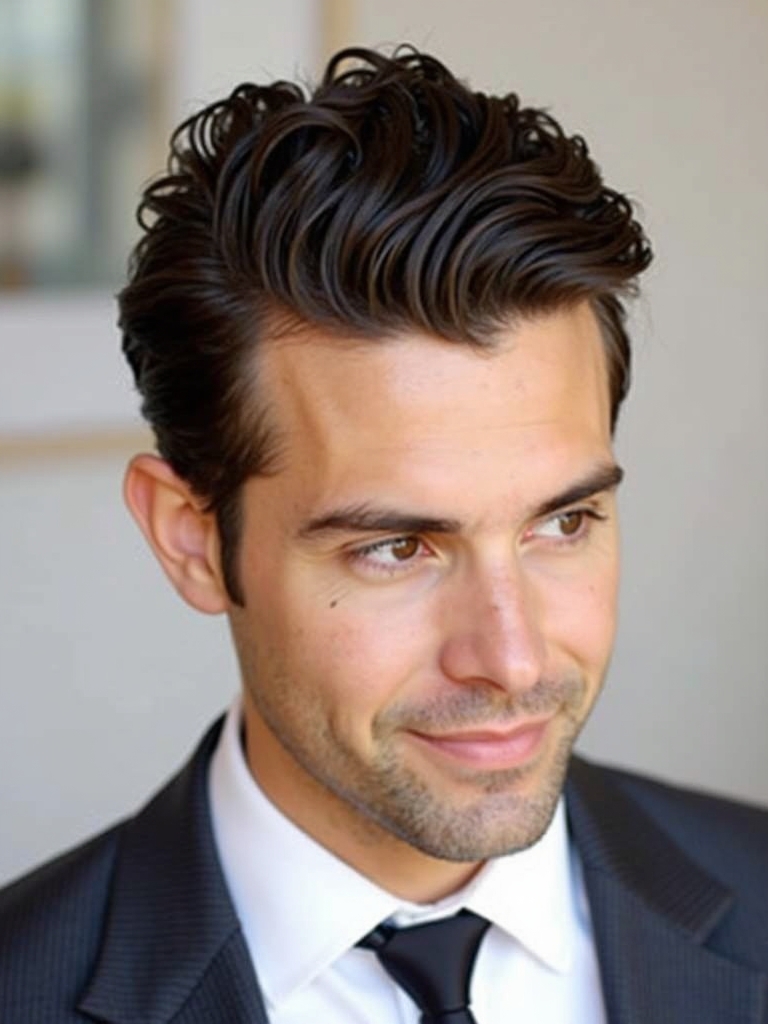 Tapered Curls: Refined Mens Hairstyles Curly Hair