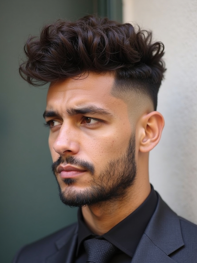 Hairstyles for Men Curly Hair: The Classic Taper