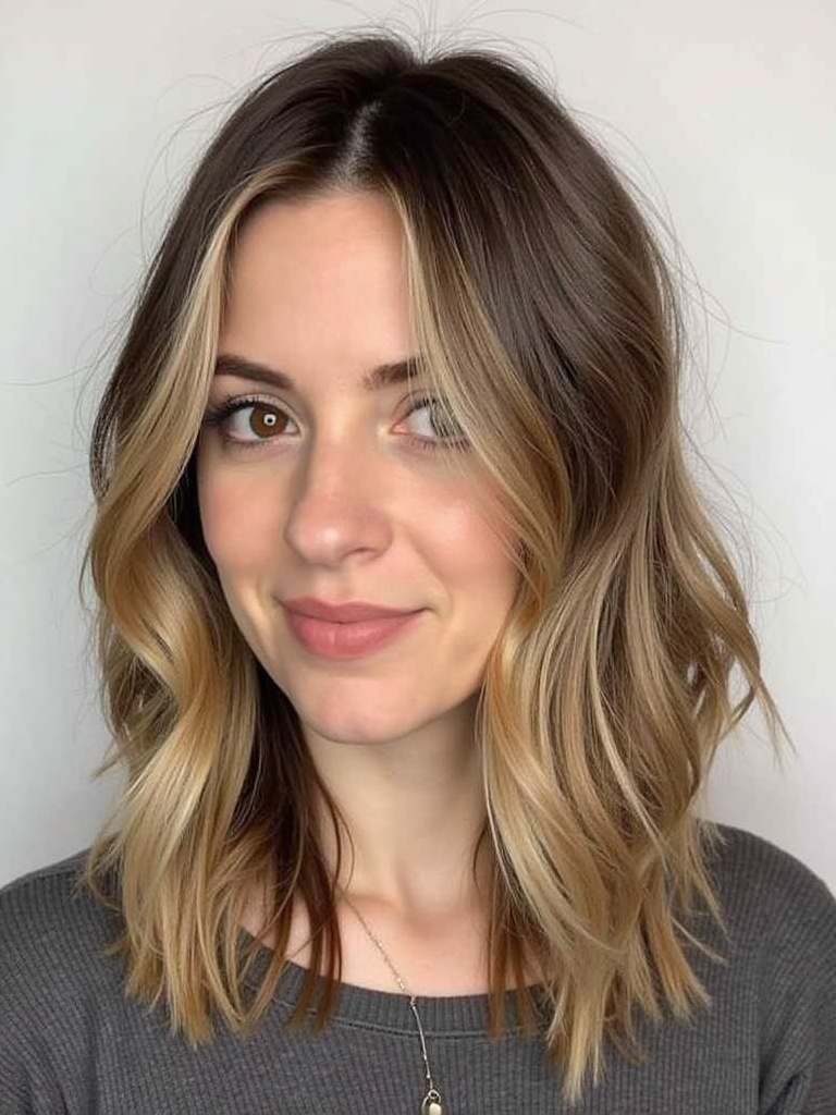 Winter Hair Color Ideas: Snow Kissed Brunette