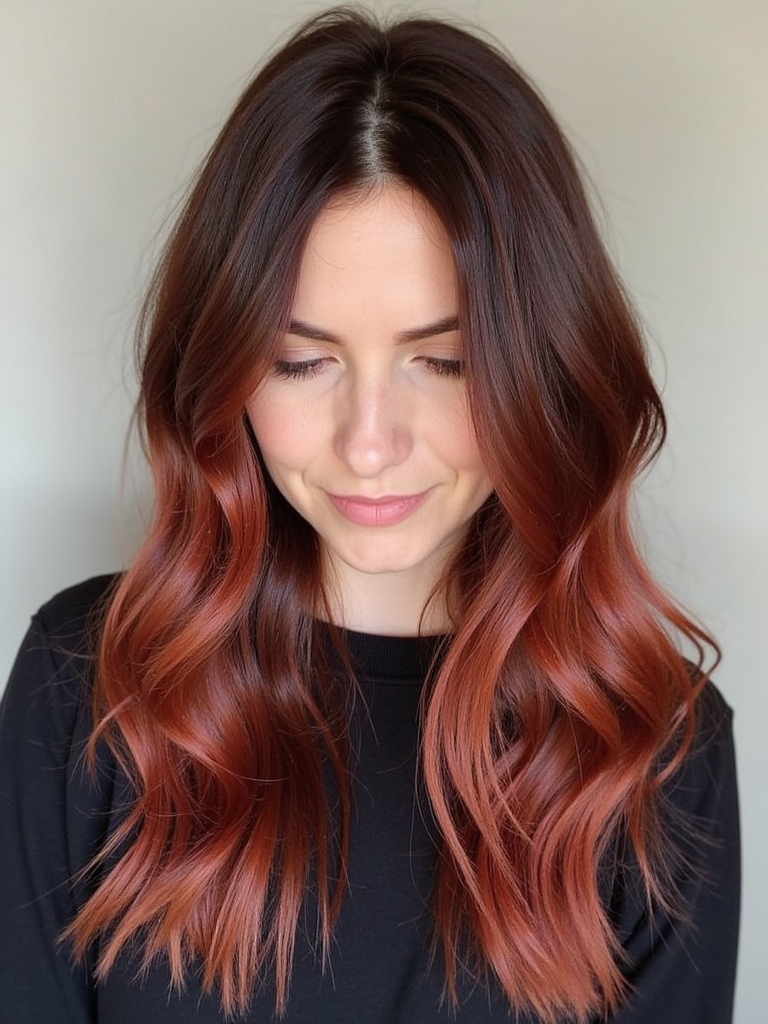 Winter Hair Color Ideas: Bronzed Chocolate