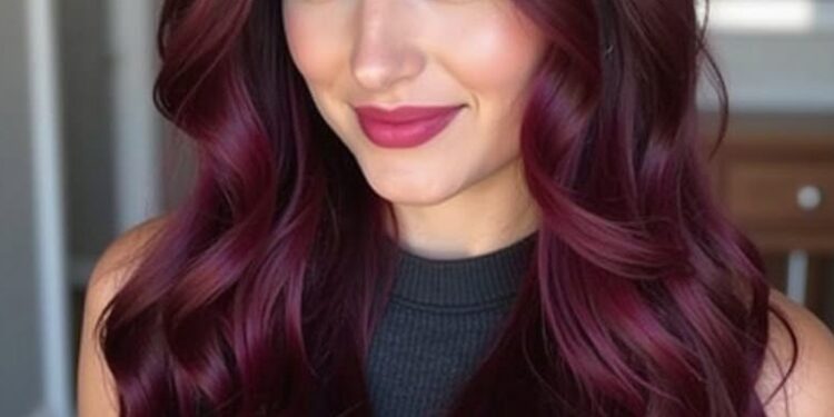 Winter Hair Color Ideas: Mahogany Magic