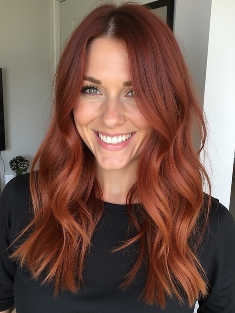 Winter Hair Color Ideas: Chestnut Swirl
