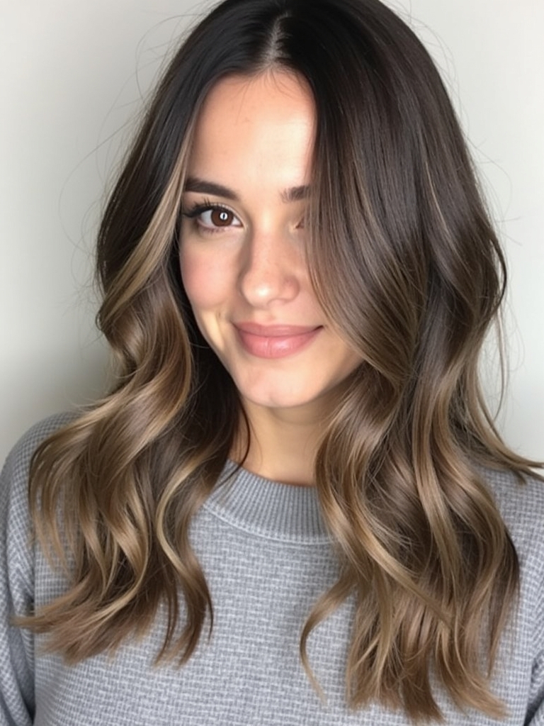 Winter Hair Color Ideas: Charcoal Gray Ombre